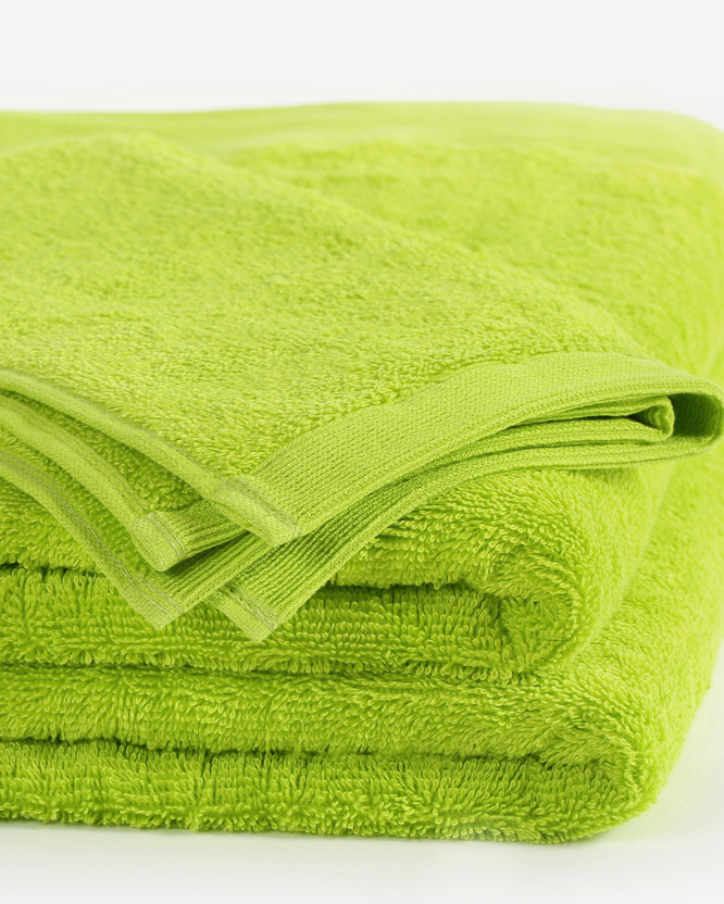 Modalový uterák/osuška s prírodným vláknom - zelený
