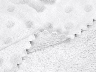 Kvalitná detská deka z mikrovlákna - siví sloníci s bodkami