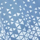Žakárová záclona - geometrické trojuholníčky - metráž