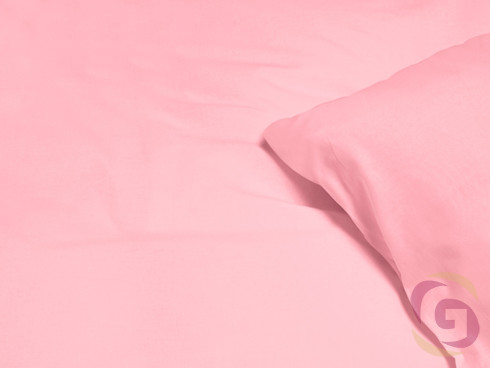 Bavlnené posteľné obliečky - svetlo ružové